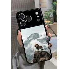Snacase Apple iPhone 17 Pro Max Uyumlu Aslan Tasarımlı Parlak Silikon Kılıf