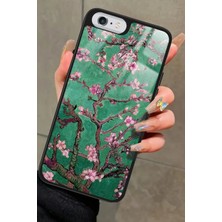 Snacase Apple iPhone 6 Plus Uyumlu Van Gogh Yeşil Ağaç Tablo Tasarımlı Parlak Silikon Kılıf