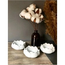 Bernami Mevlüt Pinterest Lotus Çiçeği Dekoratif Mumluk - 3 Adet