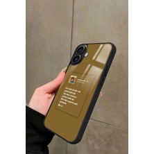 Snacase Apple iPhone 16 Plus Uyumlu Müslüm Gürses Şarkı Sözü Tasarımlı Parlak Silikon Kılıf