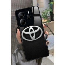 Snacase  Xiaomi Redmi Note 14 Uyumlu Araba Logosu Tasarımlı Parlak Silikon Kılıf