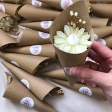 Bernami Mevlüt Pinterest Papatya Hediyelik Koni Model Papatya Mum - 5 Adet