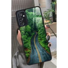 Snacase  Samsung Galaxy M52 Uyumlu Yol Tasarımlı Glossy Silikon Kılıf