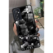 Snacase  Samsung Galaxy M52 Uyumlu Araba Posteri Tasarımlı Parlak Silikon Kılıf
