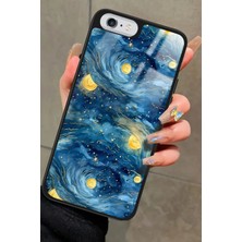 Snacase Apple iPhone 6 Plus Uyumlu Van Gogh Tasarımlı Parlak Silikon Kılıf