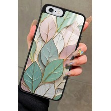 Snacase Apple iPhone 6s Plus Uyumlu Yaprak Tasarımlı Parlak Silikon Kılıf