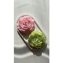 Bernami Mevlüt Pinterest Tabaklı Pembe Yeşili Şakayık Kokulu Mum Seti