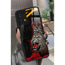 Snacase  Samsung Galaxy A73 Uyumlu Aslan Tasarımlı Parlak Silikon Kılıf