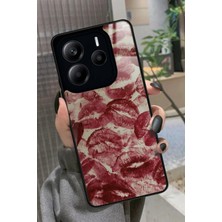 Snacase  Xiaomi Redmi Note 14 Uyumlu Dudak Tasarımlı Parlak Silikon Kılıf