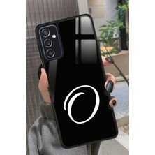 Snacase  Samsung Galaxy M52 Uyumlu Ö Harfi Yazılı Parlak Silikon Kılıf
