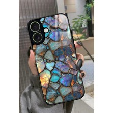 Snacase Apple iPhone 17 Uyumlu Renkli Taş Tasarımlı Parlak Silikon Kılıf