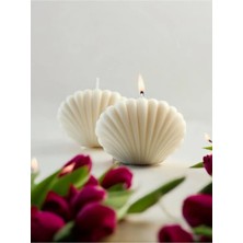 Bernami Mevlüt Pinterest 2 Adet Mini Istiridye Mum Mevlüt Nişan Mevlüt Süsü Zambak Kokulu 7X5CM