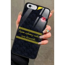 Snacase Apple iPhone 6s Plus Uyumlu Söz Yazılı Parlak Silikon Kılıf