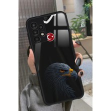 Snacase  Samsung Galaxy A73 Uyumlu Kartal Tasarımlı Parlak Silikon Kılıf