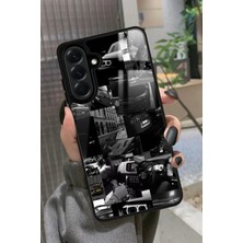 Snacase  Samsung Galaxy A36 Uyumlu Araba Posteri Tasarımlı Parlak Silikon Kılıf