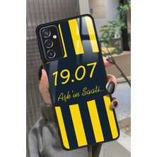 Snacase  Samsung Galaxy M52 Uyumlu 1907 Yazılı Parlak Silikon Kılıf