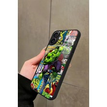 Snacase Apple iPhone 16 Plus Uyumlu Hulk Tasarımlı Parlak Silikon Kılıf