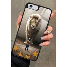 Snacase Apple iPhone 6 Plus Uyumlu Aslan Tasarımlı Parlak Silikon Kılıf