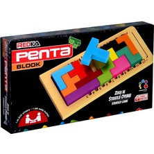 NessiWorld Redka Penta Blook Ahşap Akıl Zeka Eğitici Oyuncak