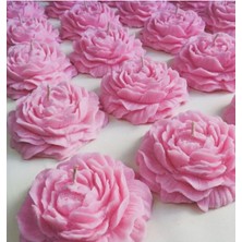 Bernami Kdekoratif Pinterest 5 Adet Dekoratif Kokulu Pembe Şakayık Çiçeği Mum Çiçek Mum Kdekoratif Toptan Mum