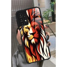 Snacase  Samsung Galaxy A73 Uyumlu Aslan Tasarımlı Parlak Silikon Kılıf