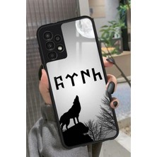 Snacase  Samsung Galaxy A73 Uyumlu Bozkurt Tasarımlı Parlak Silikon Kılıf