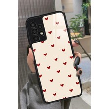 Snacase  Samsung Galaxy A73 Uyumlu Kalp Tasarımlı Parlak Silikon Kılıf