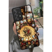 Snacase  Samsung Galaxy A72 Uyumlu Padişah Tasarımlı Parlak Silikon Kılıf