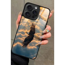 Snacase Apple iPhone 14 Pro Uyumlu Kartal Tasarımlı Parlak Silikon Kılıf