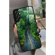 Snacase  Samsung Galaxy M34 Uyumlu Yol Tasarımlı Parlak Silikon Kılıf