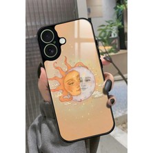 Snacase Apple iPhone 17 Uyumlu Güneş Tasarımlı Parlak Silikon Kılıf