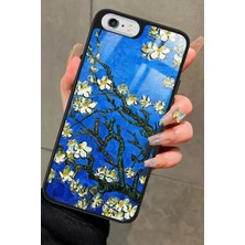 Snacase Apple iPhone 6 Plus Uyumlu Van Gogh Mavi Ağaç Tablo Tasarımlı Parlak Silikon Kılıf