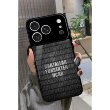 Snacase Apple iPhone 17 Pro Max Uyumlu Söz Yazılı Parlak Silikon Kılıf