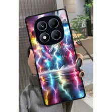 Snacase  Xiaomi Redmi Note 14 Pro 4g Uyumlu Renkli Şimşek Tasarımlı Parlak Silikon Kılıf