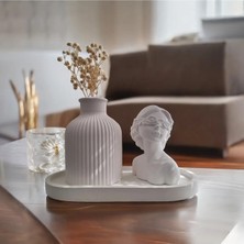 Bernami Mevlüt Pinterest Kadın Figürlü 3'lü Vazo Seti & Dekoratif Obje & Tabak & Modern Vazo & Biblo & Dekoratif Eşya