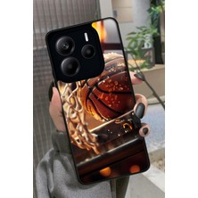 Snacase  Xiaomi Redmi Note 14 Uyumlu Basketbol Tasarımlı Parlak Silikon Kılıf