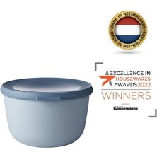 Feyza Design Çok Amaçlı Yuvarlak Yemek Kabı 1000 Ml, Pratik ve Şık Tasarım