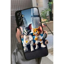 Snacase  Samsung Galaxy M34 Uyumlu Tom And Jerry Tasarımlı Parlak Silikon Kılıf