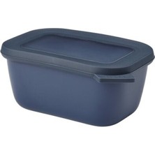 Feyza Design Çok Amaçlı Çizgili Kare Yemek Kabı 750 Ml, Pratik ve Şık Tasarım