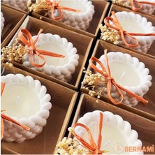 Bernami Dekoratif Pinterest Taş Tozu Burgu Mum Kraft Kutu Nikah, Nişan, Düğün, Isime Özel Etiket Süsleme - 15 Adet