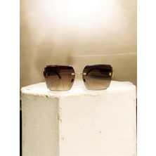 MonCherietr Sienna UV400 Korumalı Kahverengi Güneş Gözlüğü