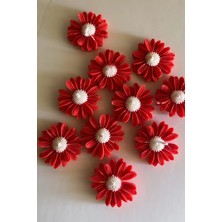 Bernami Dekoratif Pinterest Çiçek Desen Dekoratif Mum Söz,nişan,mevlid Hediyelik - 5 Adet