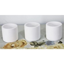 Bernami Mevlüt Pinterest Beton Saksı 3 Lü Set Sukulent Beton Kaktus Saksısı Saksi %100 El Yapımı Dekoratif Saksı