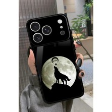 Snacase Apple iPhone 17 Pro Max Uyumlu Bozkurt Tasarımlı Parlak Silikon Kılıf