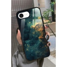 Snacase Apple iPhone 16E Uyumlu Soyut Sanat Tasarımlı Parlak Silikon Kılıf