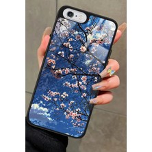 Snacase Apple iPhone 6s Plus Uyumlu Van Gogh Mavi Ağaç Tablo Tasarımlı Parlak Silikon Kılıf