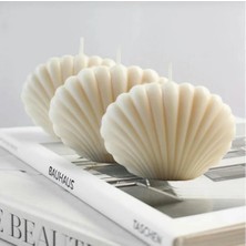 Bernami Kdekoratif Pinterest 3'lü Midye Kokulu Mum Dekoratif Kokulu