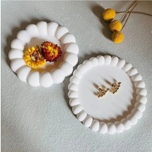 Bernami Mevlüt Pinterest Bubble Beyaz Dekoratif 2li Takı Tabağı Kase Bardak Altlığı