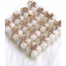 Bernami Dekoratif Pinterest 10 Adet Cipso Detaylı Süslemeli Bubble Mum, Dekoratif Şekeri, Doğum, Sünnet, Dekoratif Nişan Söz Kına, Doğum