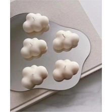 Bernami Mevlüt Pinterest Bulut Şekilli Mum 5 Adet Beyaz